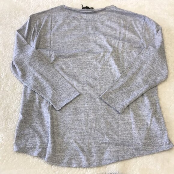 DG2 Diane Gilman Contrast Brushed Mix Media Top - Picture 5 of 6